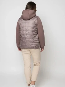 Куртки и дубленки City Fashion Classic модель LR-132-beige Фото