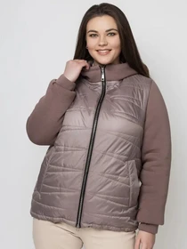 Куртки и дубленки City Fashion Classic модель LR-132-beige Фото