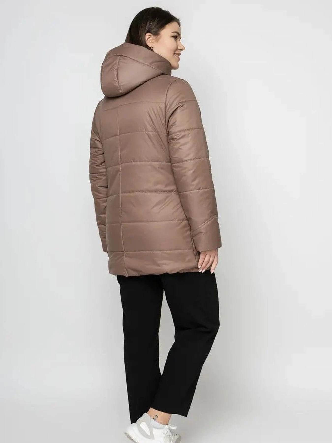 Куртки и дубленки City Fashion Classic модель LR-134-brown Фото