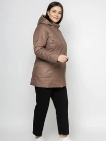 Куртки и дубленки City Fashion Classic модель LR-134-brown Фото