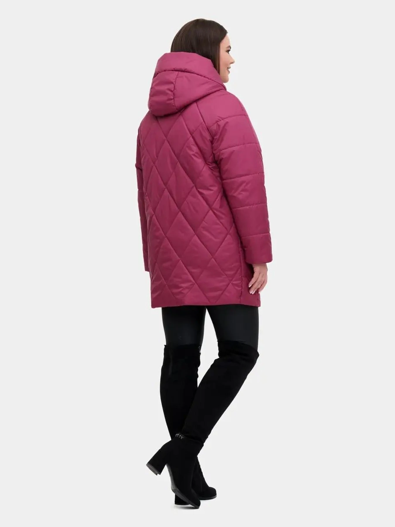 Куртки и дубленки City Fashion Classic модель LR-72-burgundy Куртки и дубленки City Fashion Classic модель LR-72-burgundy Фото