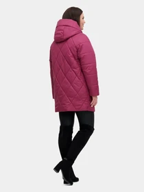 Куртки и дубленки City Fashion Classic модель LR-72-burgundy Фото