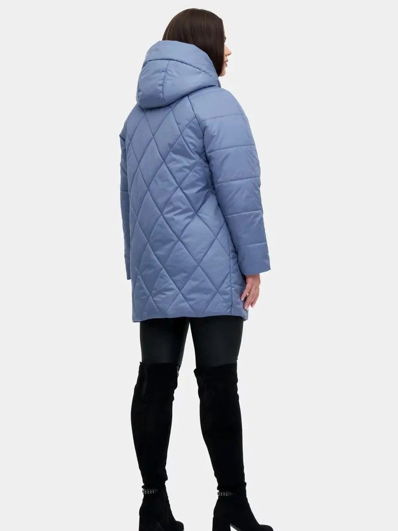 Куртки и дубленки City Fashion Classic модель LR-72-blue Куртки и дубленки City Fashion Classic модель LR-72-blue Фото