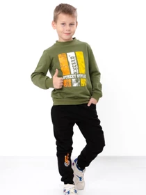 Костюмы Носи своє модель 6063-023-33-4-temno-fstashkovij-street-style Фото