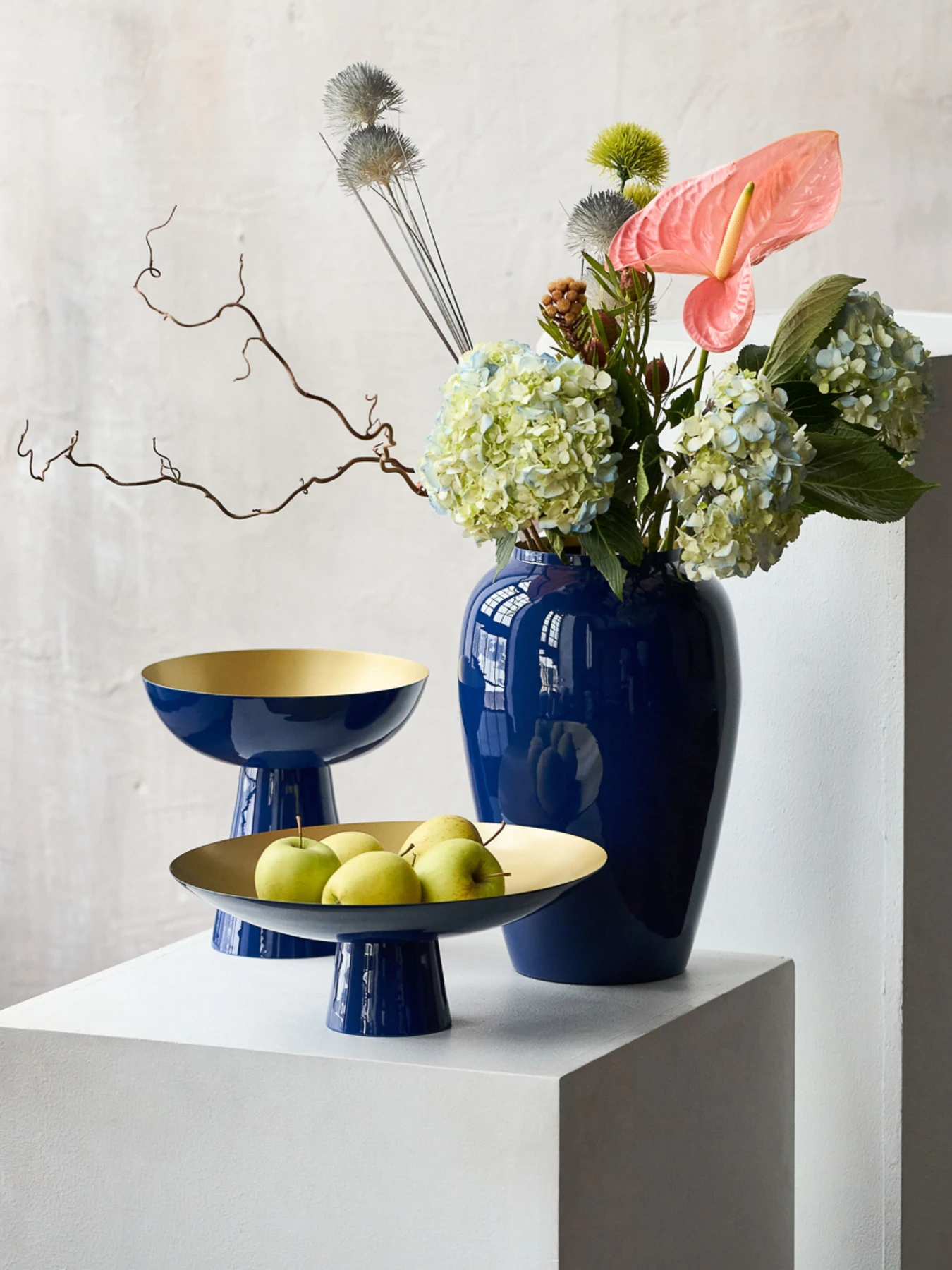 Фруктовница "Элизиум" железная MBM HOME модель BD-02 DEEP BLUE/BRONZE Фруктовница "Элизиум" железная MBM HOME модель BD-02 DEEP BLUE/BRONZE Фото