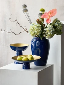 Фруктовница "Элизиум" железная MBM HOME модель BD-02 DEEP BLUE/BRONZE Фото