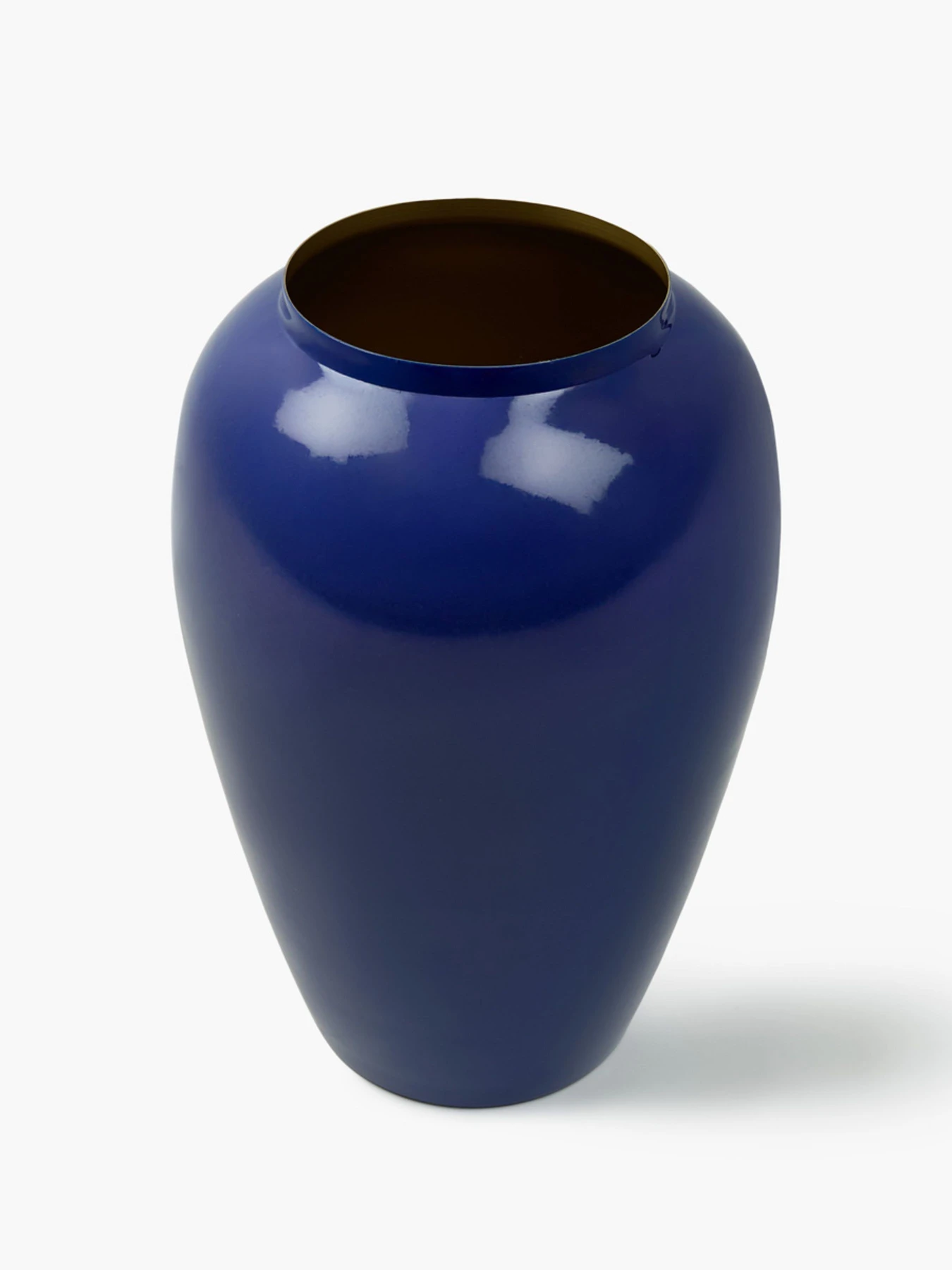 Ваза "Элизиум" железная синяя с золотистым MBM HOME модель VB-04 DEEP BLUE/GOLD Ваза "Элизиум" железная синяя с золотистым MBM HOME модель VB-04 DEEP BLUE/GOLD Фото