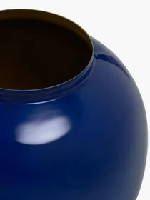 Ваза "Элизиум" железная синяя с золотистым MBM HOME модель VB-05 DEEP BLUE/GOLD Фото