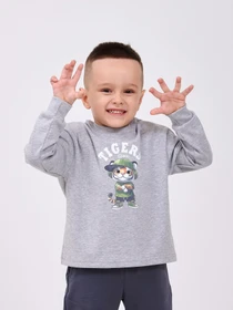 Худи и свитшоты SMIL модель smil_116750-1-svetlo-seryj-melanz Фото