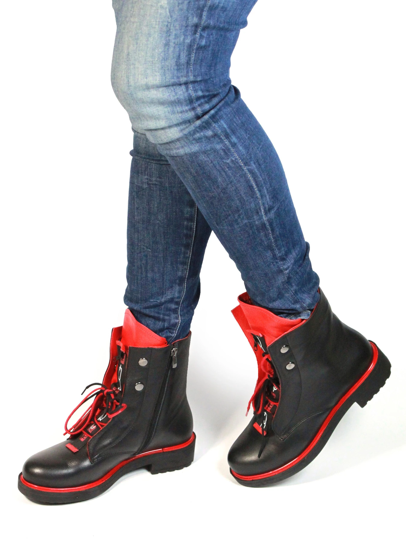 Ботинки и сапоги It-girl модель 5212-R600-08-black-red Фото