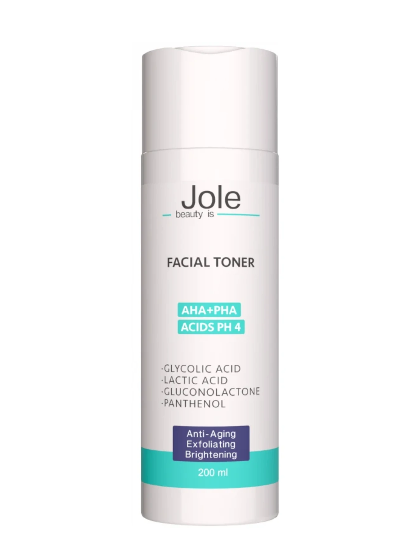 Тонер с кислотами Jole Toner AHA+PHA Acids 200ml pН 4.0 Jole модель jftap200ml Фото