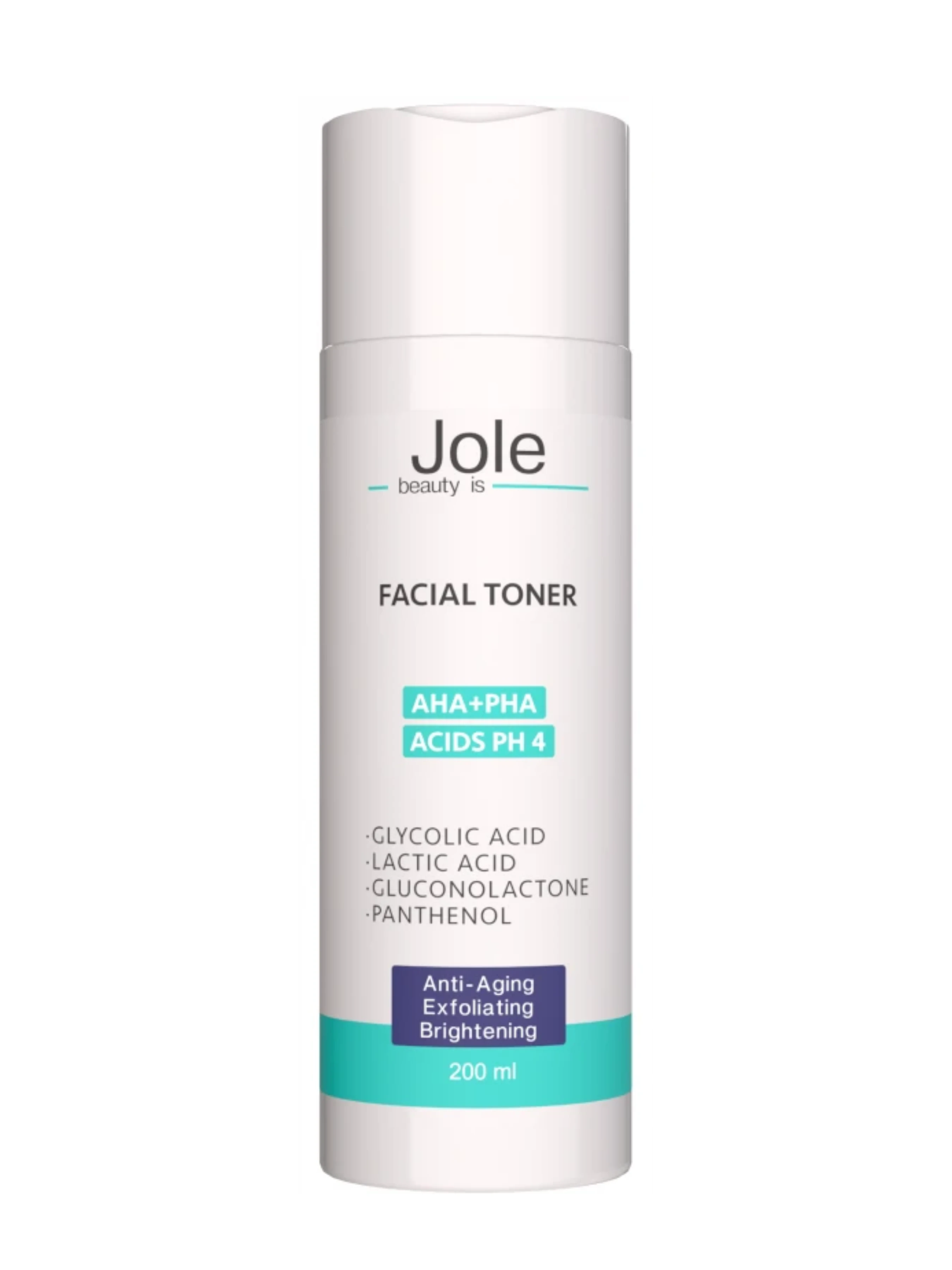Тонер з кислотами Jole Toner AHA+PHA Acids 200ml pН 4.0