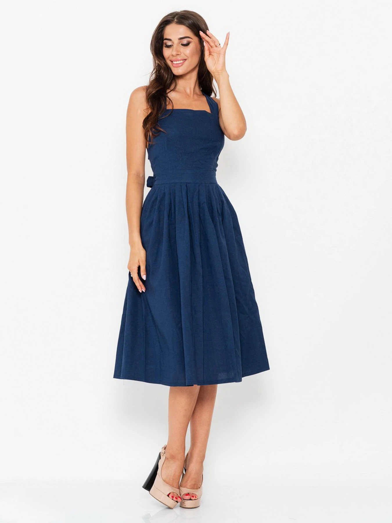 Сукні ISSA Plus модель 10947_darkblue Сукні ISSA Plus модель 10947_darkblue Фото