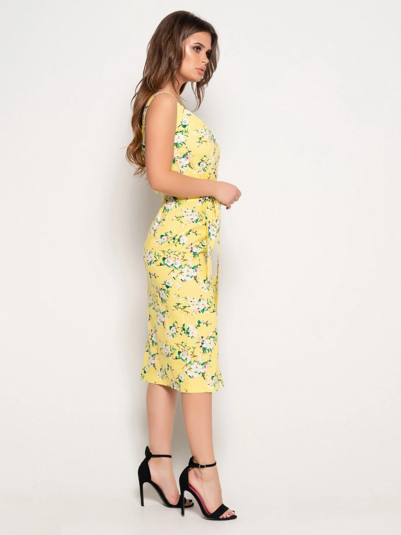 Платья ISSA Plus модель 10833_yellow Платья ISSA Plus модель 10833_yellow Фото