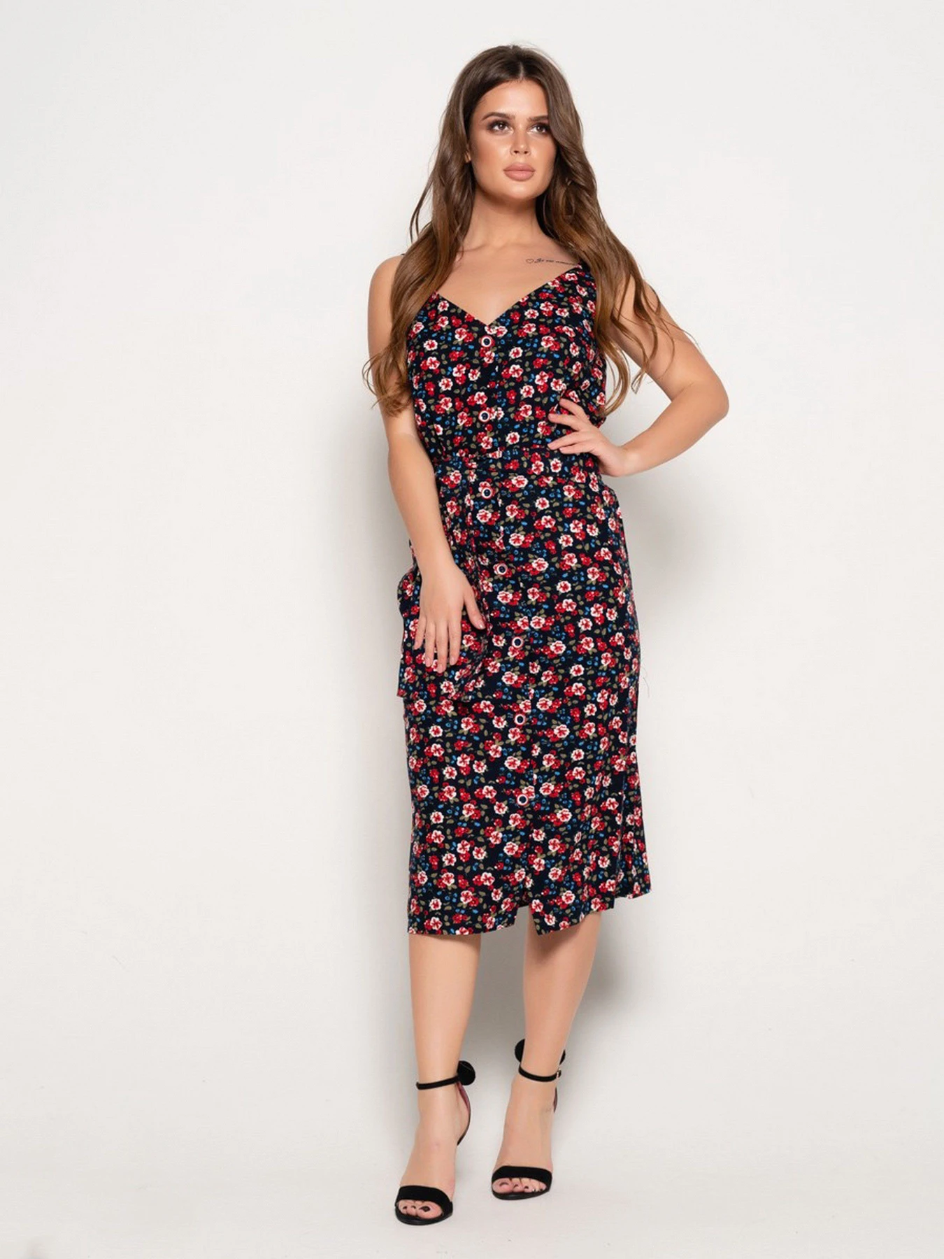 Сукні ISSA Plus модель 10832_multicolor Сукні ISSA Plus модель 10832_multicolor Фото