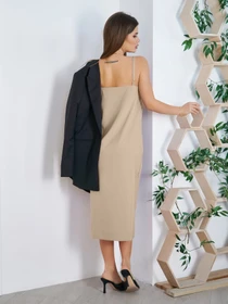Платья ISSA Plus модель 11756_beige Фото