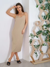 Платья ISSA Plus модель 11756_beige Фото
