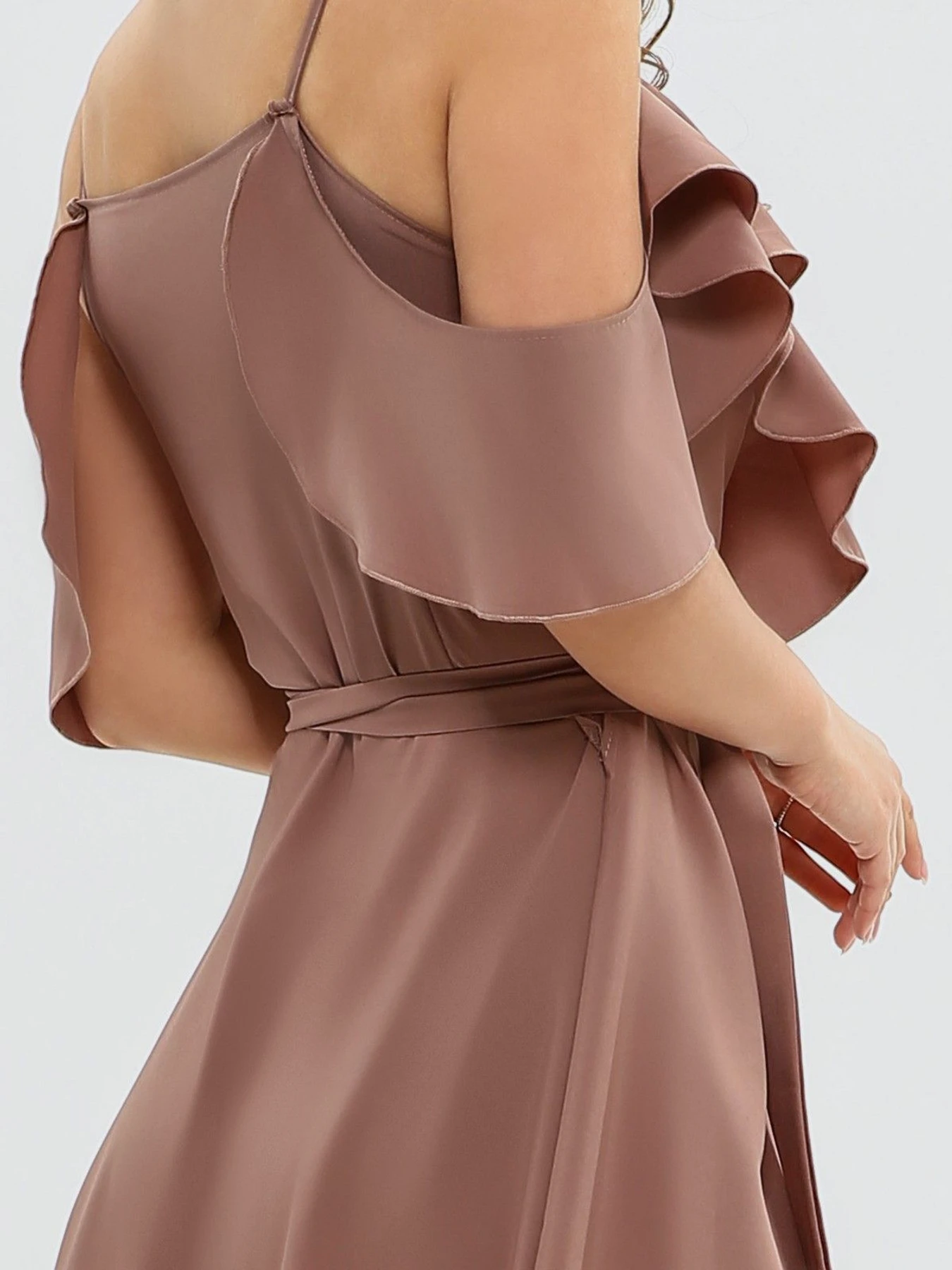 Сукні ISSA Plus модель 11493_brown Сукні ISSA Plus модель 11493_brown Фото