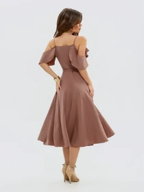Сукні ISSA Plus модель 11493_brown Фото