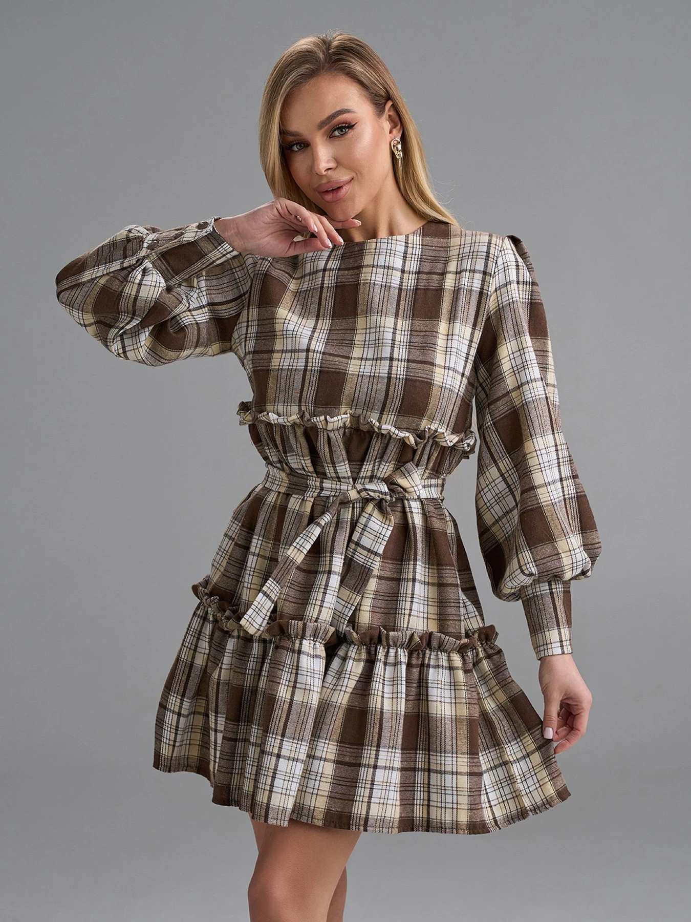 Платья ISSA Plus модель 15498_мультиколор Фото