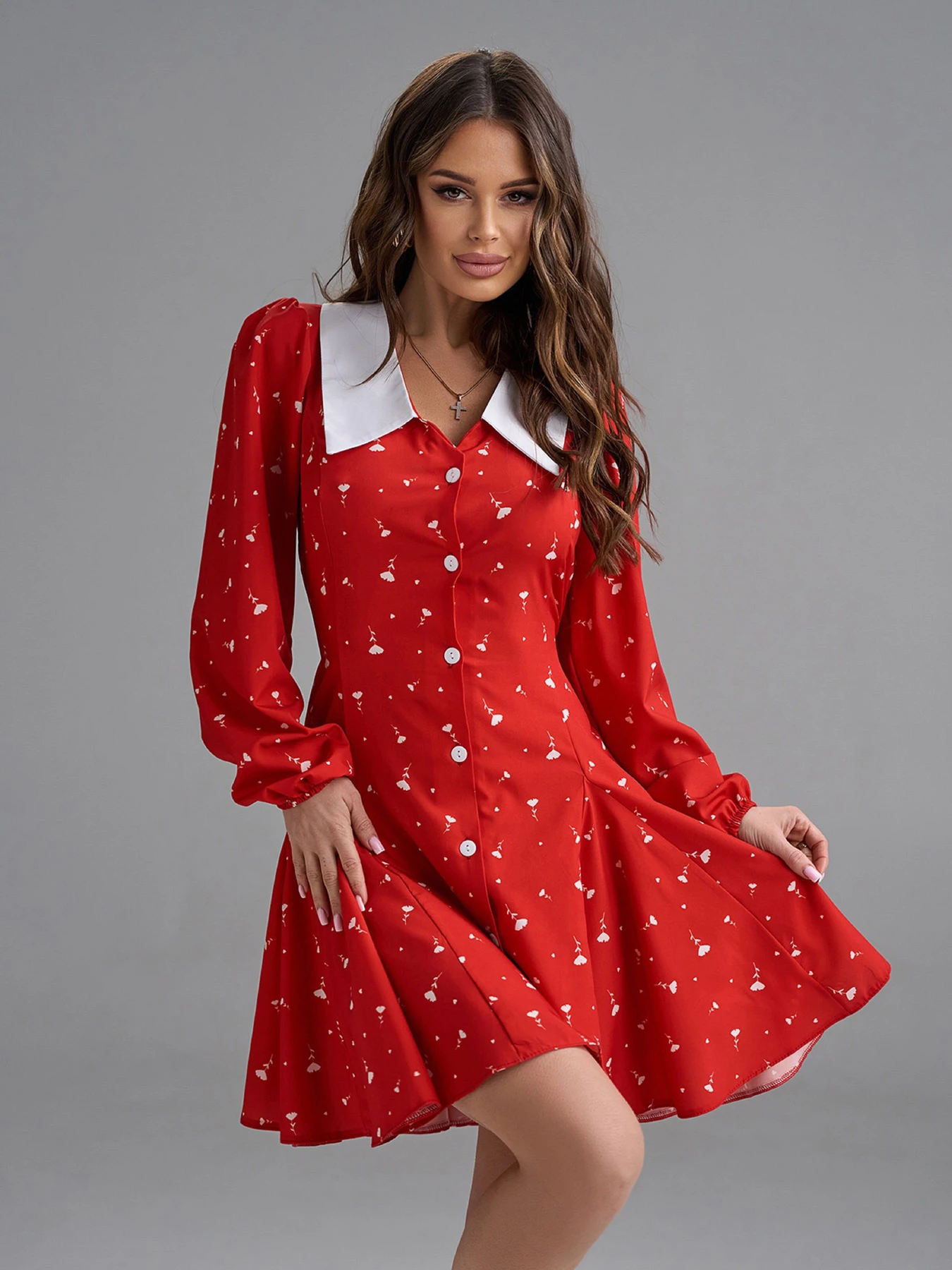 Платья ISSA Plus модель SA-689_красный Платья ISSA Plus модель SA-689_красный Фото