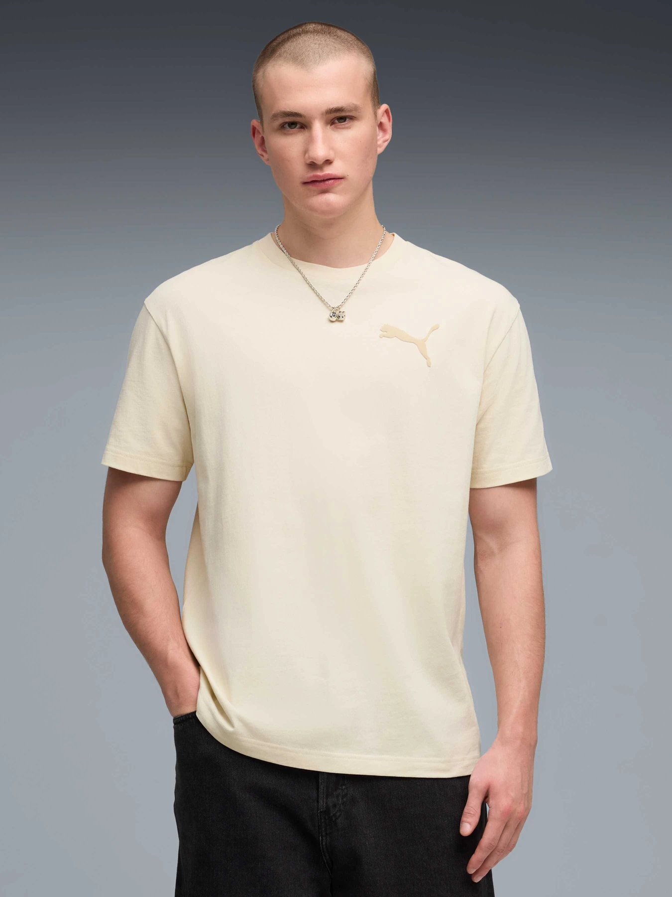 Футболки и поло PUMA Ess Elevated Cat Logo Tee модель 634391 Футболки и поло PUMA Ess Elevated Cat Logo Tee модель 634391 Фото