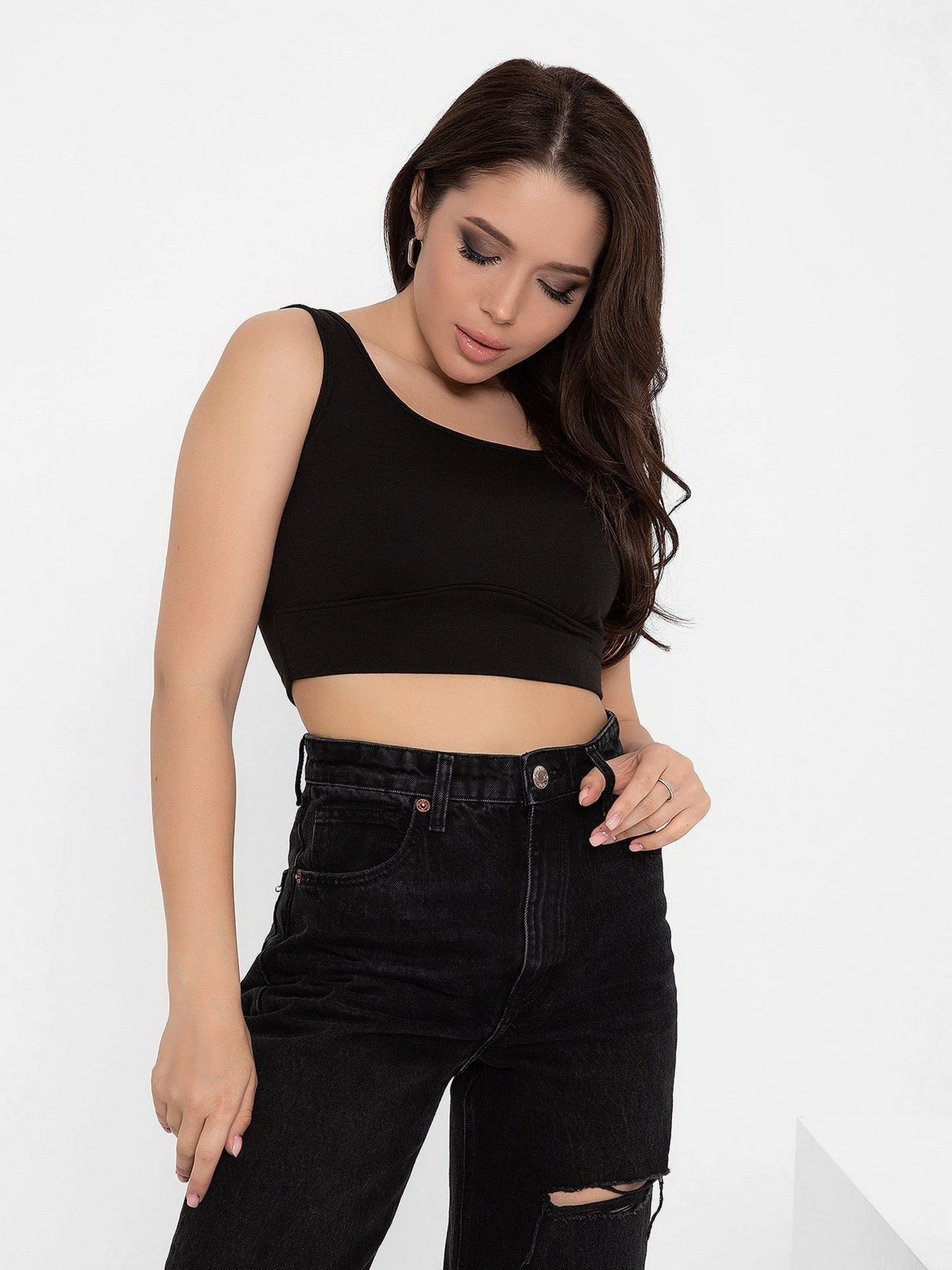 Футболки и поло ISSA Plus модель 12707_black Футболки и поло ISSA Plus модель 12707_black Фото