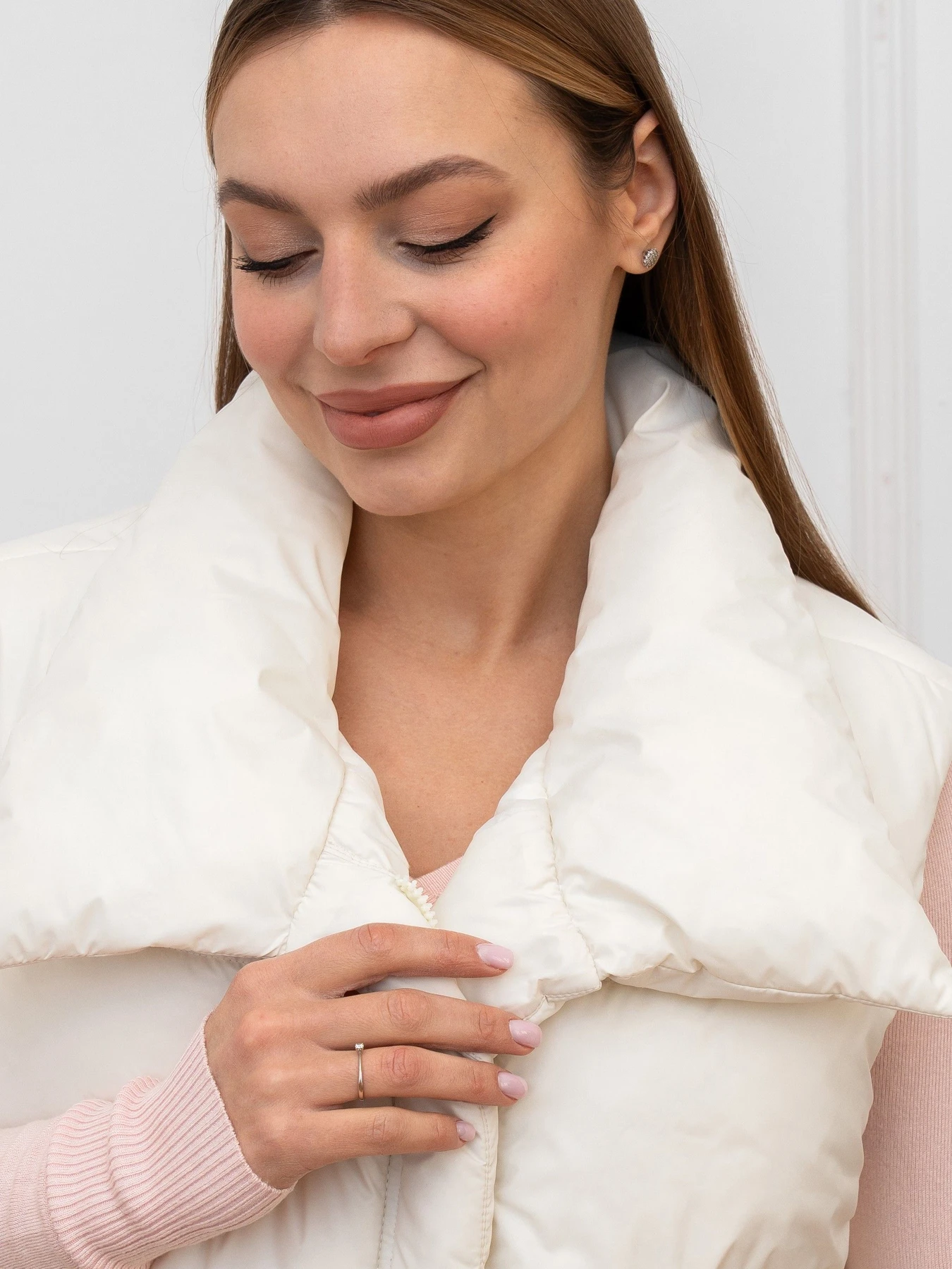 Куртки и дубленки UVENTUM модель 1150-BM-milk Фото
