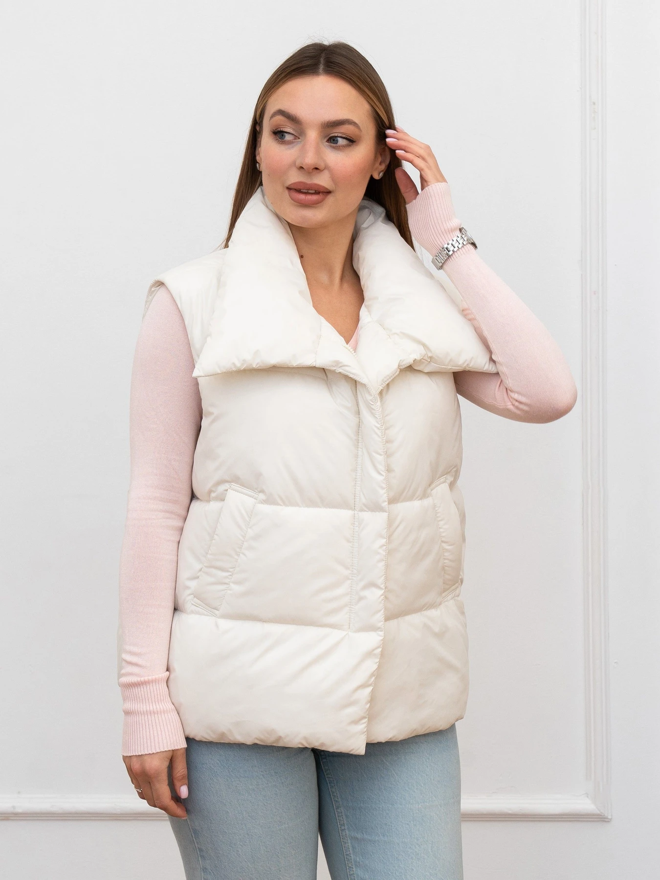 Куртки и дубленки UVENTUM модель 1150-BM-milk Фото