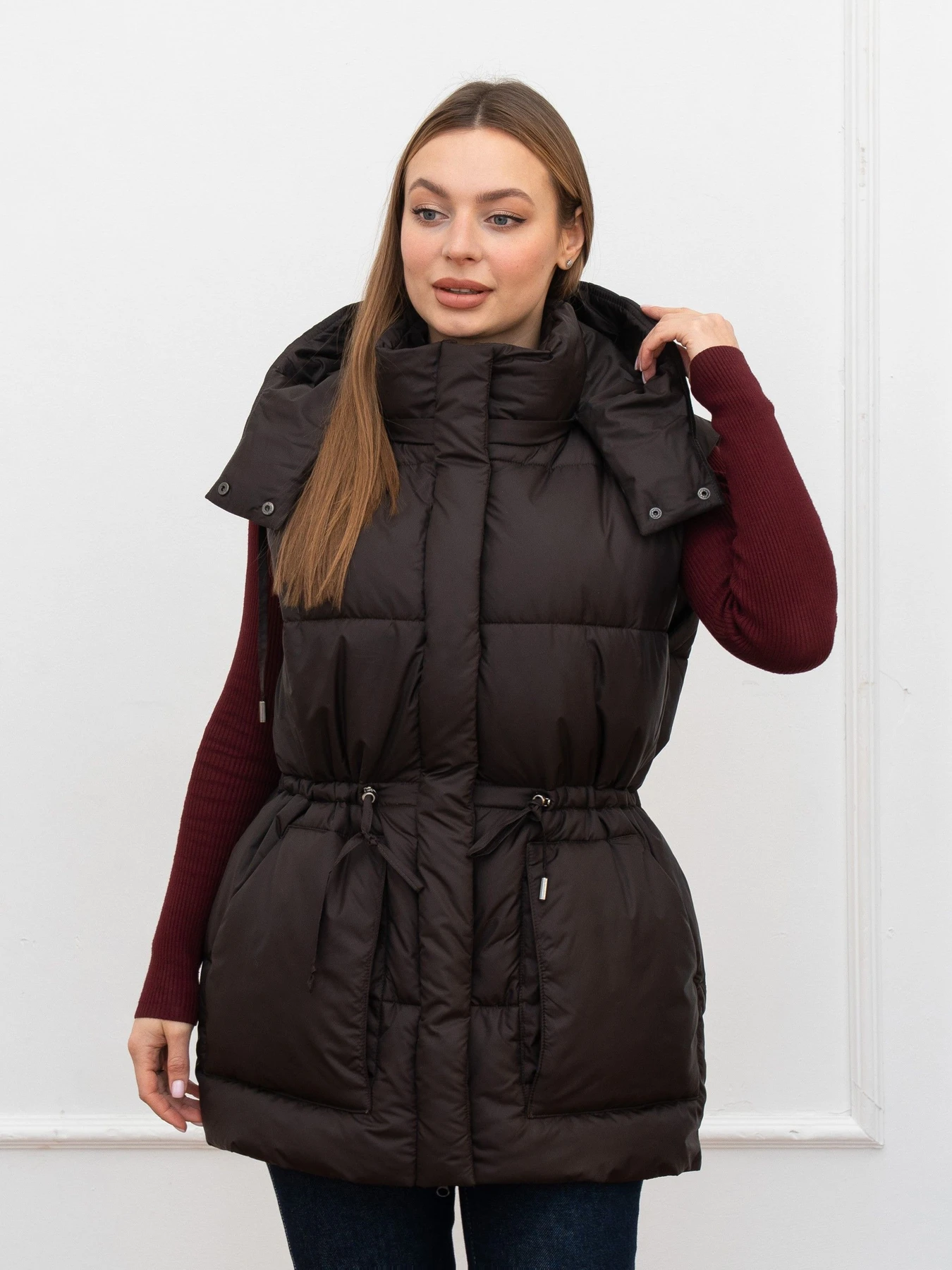 Куртки и дубленки UVENTUM модель 1155-BM-brown Фото