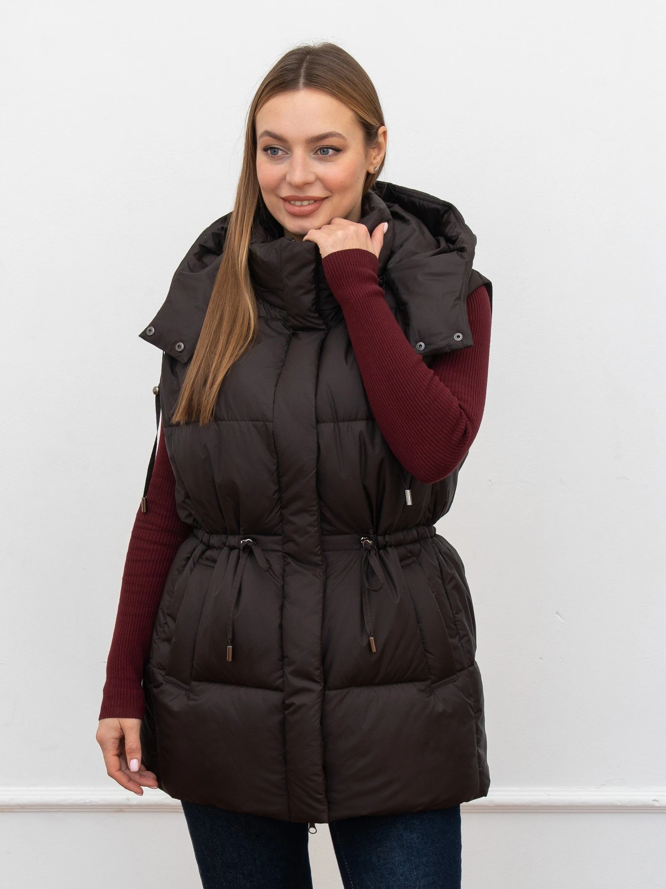 Куртки и дубленки UVENTUM модель 1155-BM-brown Фото