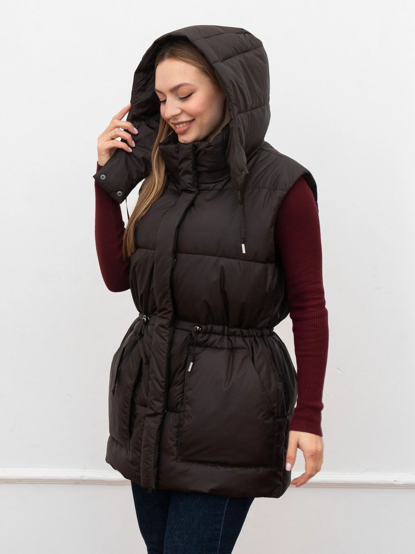 Куртки и дубленки UVENTUM модель 1155-BM-brown Фото