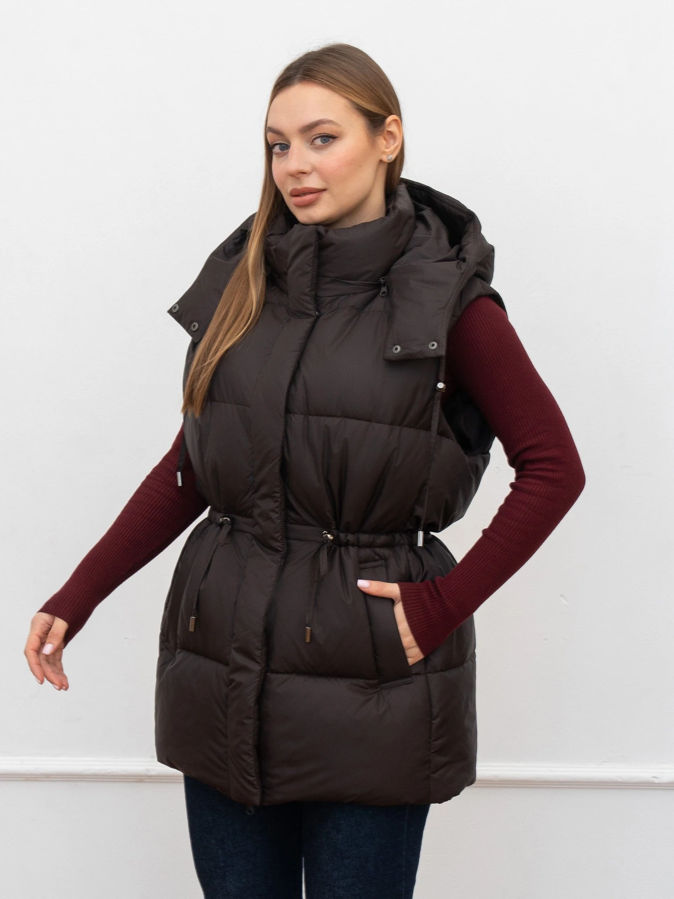 Куртки и дубленки UVENTUM модель 1155-BM-brown Фото