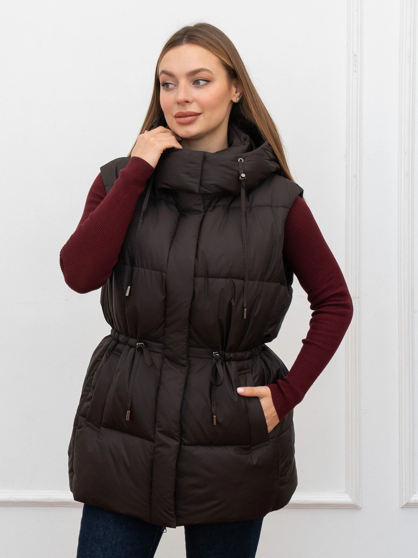 Куртки и дубленки UVENTUM модель 1155-BM-brown Фото
