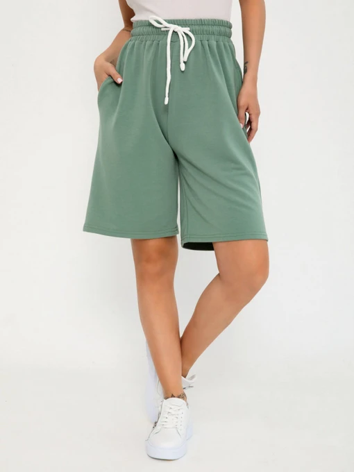 Шорты ISSA Plus модель 12792_olive Фото