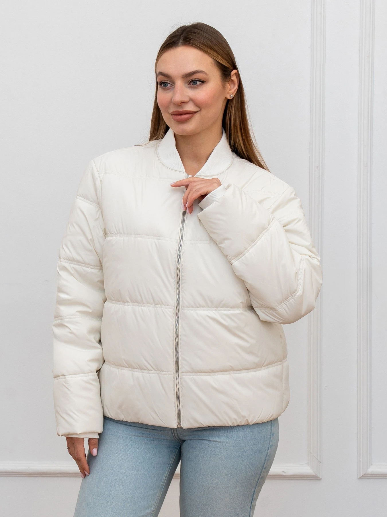 Куртки та дублянки UVENTUM модель 1170-BM-milk Фото