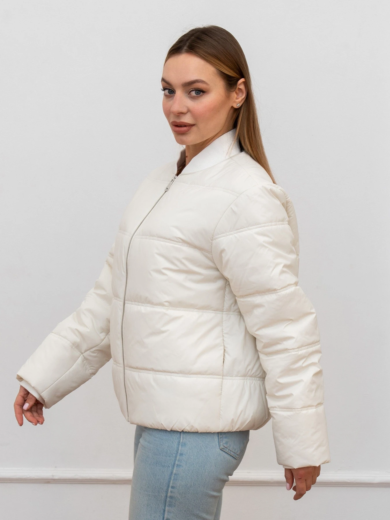 Куртки та дублянки UVENTUM модель 1170-BM-milk Фото