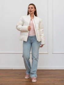 Куртки та дублянки UVENTUM модель 1170-BM-milk Фото
