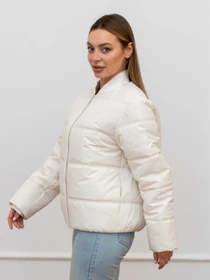 Куртки та дублянки UVENTUM модель 1170-BM-milk Фото
