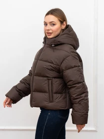 Куртки и дубленки UVENTUM модель 1130-BM-chocolate Фото