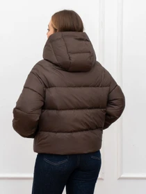 Куртки и дубленки UVENTUM модель 1130-BM-chocolate Фото