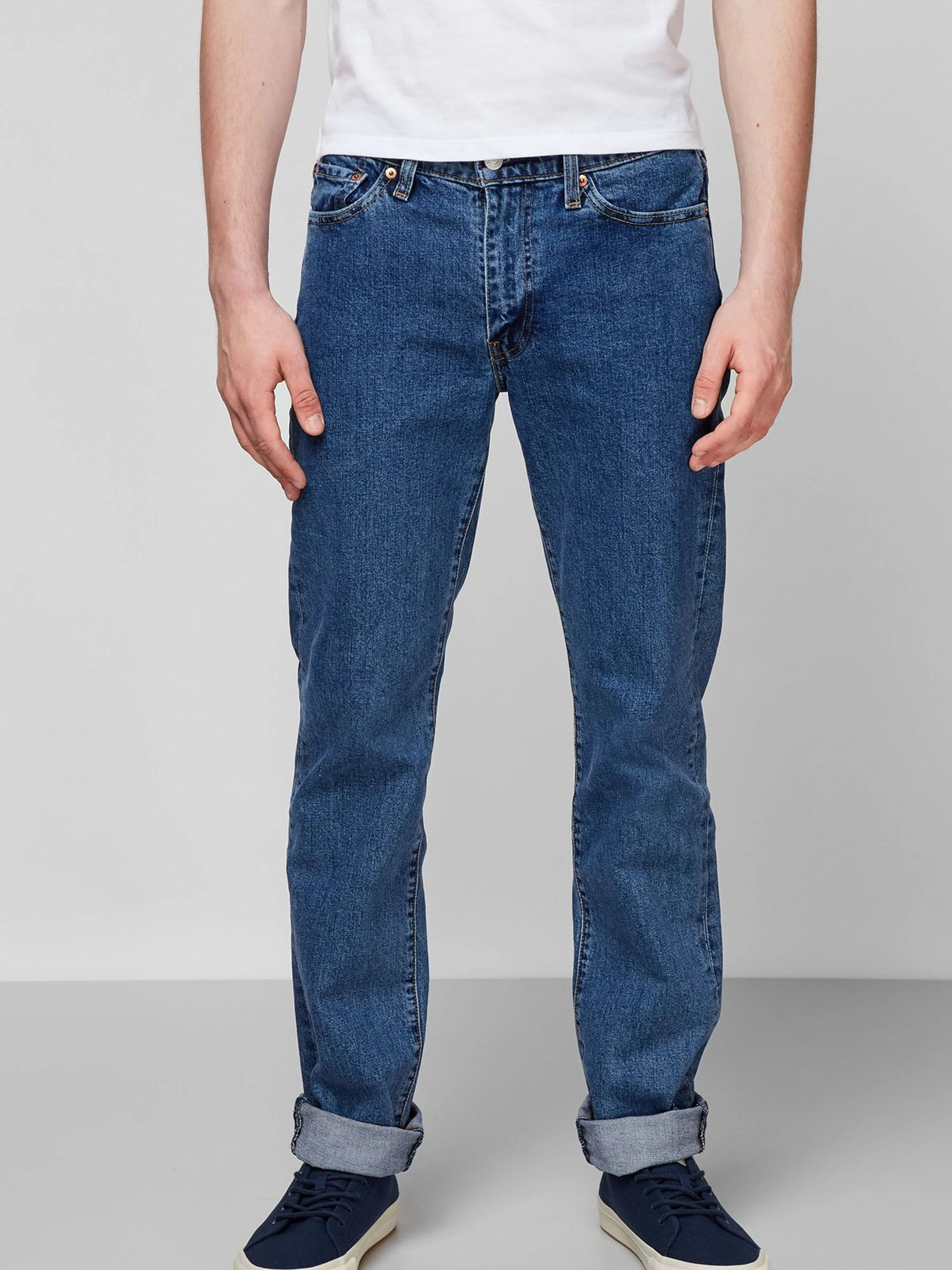 Бавовняні Чоловічі Прямі джинси Levi's