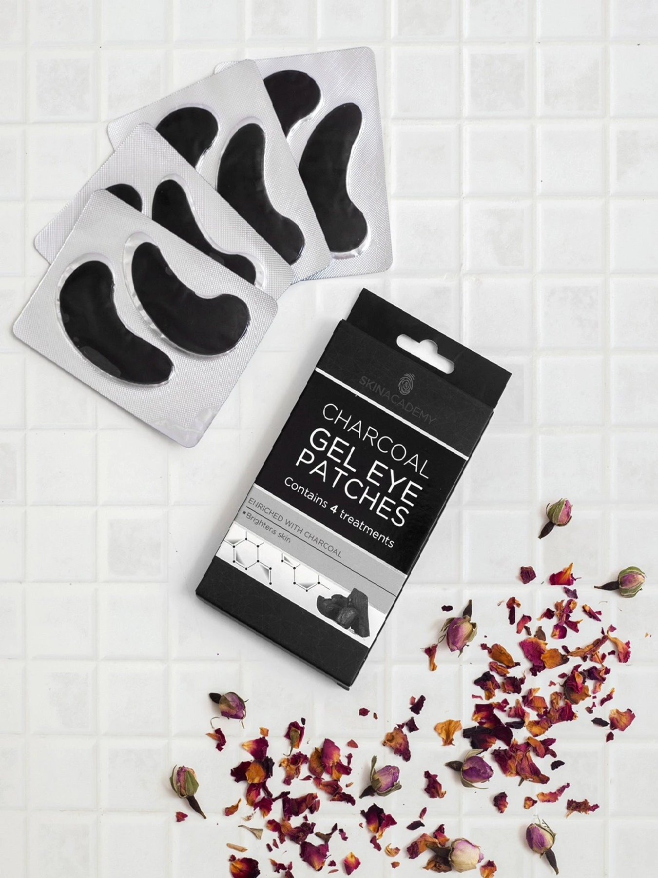 Патчи под глаза Skin Academy Charcoal гелевые 4 пары Skin Academy модель 5031413912111 Патчи под глаза Skin Academy Charcoal гелевые 4 пары Skin Academy модель 5031413912111 Фото
