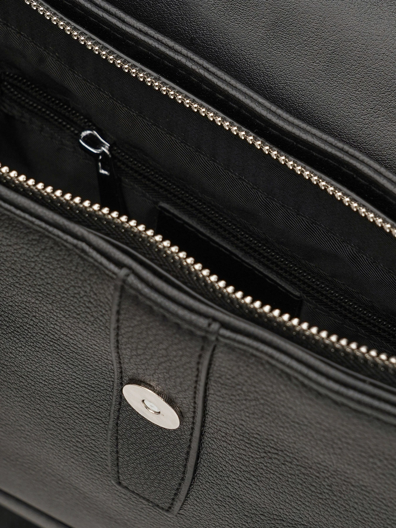 Сумки Borsa Leather модель K18868bl-black Фото