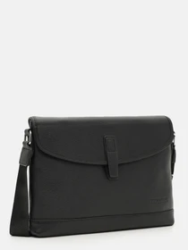 Сумки Borsa Leather модель K18868bl-black Фото