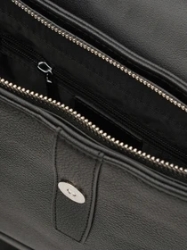 Сумки Borsa Leather модель K18868bl-black Фото