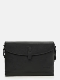 Сумки Borsa Leather модель K18868bl-black Фото
