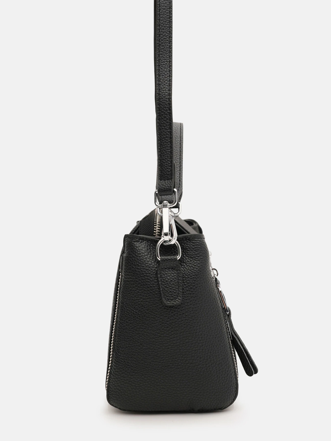 Сумки Borsa Leather модель K10018bl-black Фото