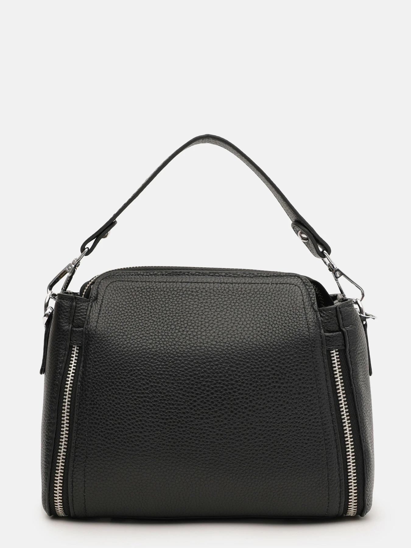 Сумки Borsa Leather модель K10018bl-black Фото