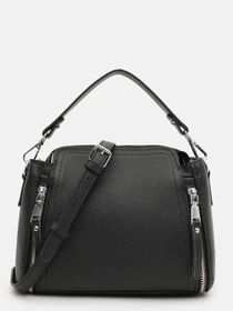 Сумки Borsa Leather модель K10018bl-black Фото
